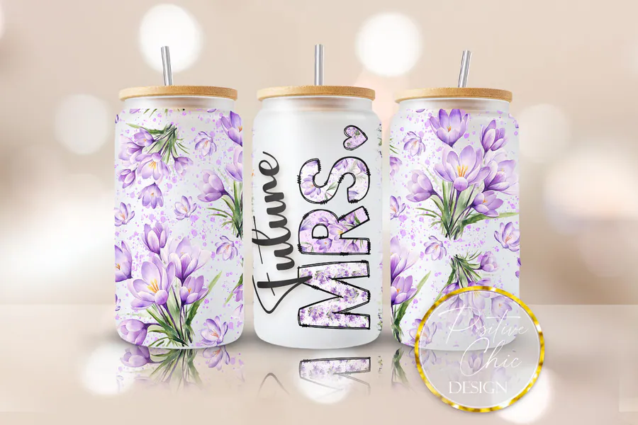 Future Mrs Libbey Glass Cup Wrap Wedding preview for cup sublimation designs