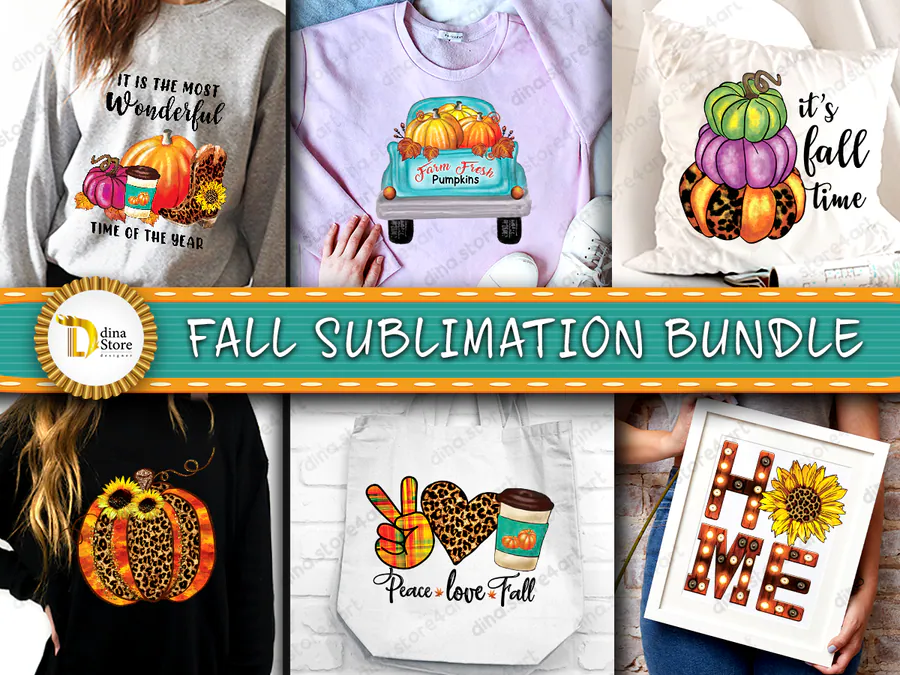 Fall Sublimation Bundle preview for fall sublimation