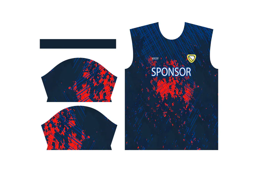 Football Soccer Jersey Design 2 preview for football jersey sublimation templates