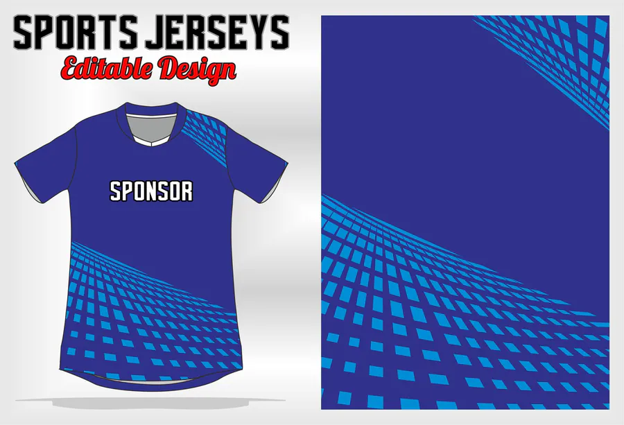 Sports Jersey Pattern 107 preview for sports jersey sublimation patterns