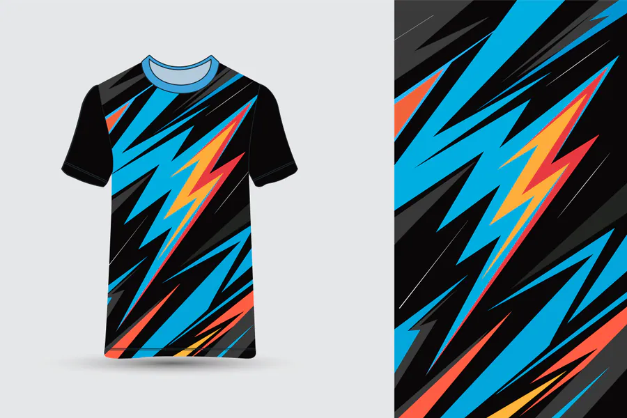Abstract Sports Sublimation Jersey preview for sports jersey sublimation patterns