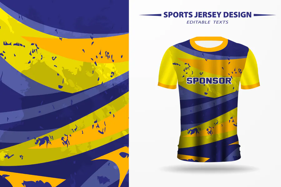 Football Jersey Design for Sublimation 3 preview for sports jersey sublimation patterns
