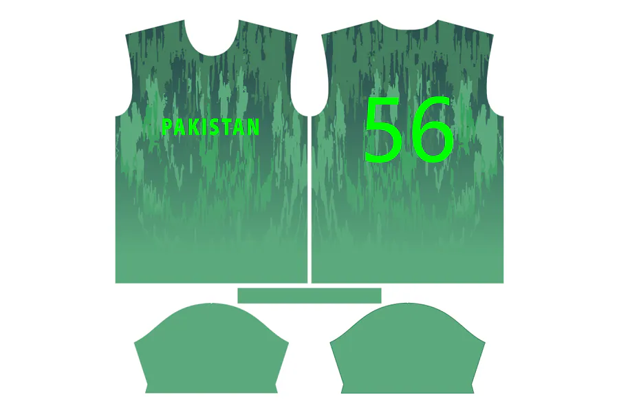 Pakistan Cricket Jersey Design 13 preview for full sublimation cricket jersey