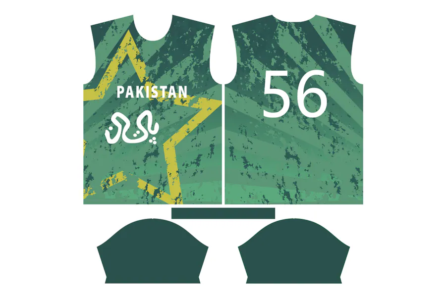 Pakistan Cricket Jersey Design 14 preview for full sublimation cricket jersey