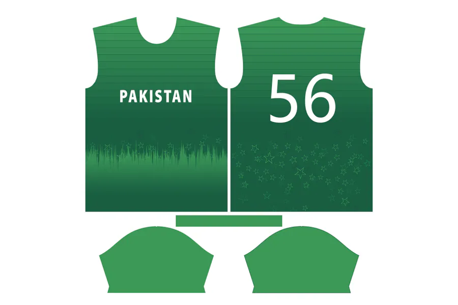 Pakistan Cricket Jersey Design 16 preview for full sublimation cricket jersey