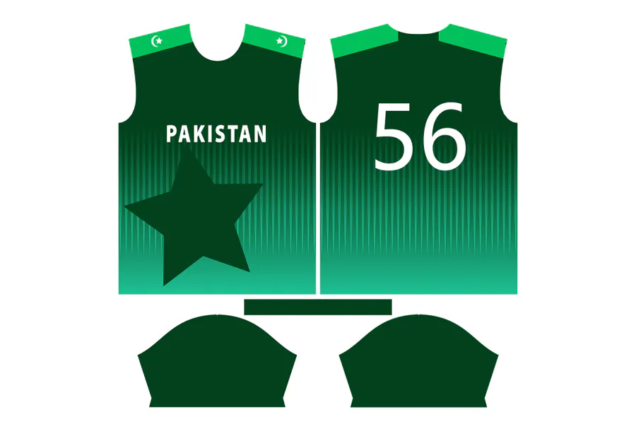 Pakistan Cricket Jersey Design 18 preview for full sublimation cricket jersey