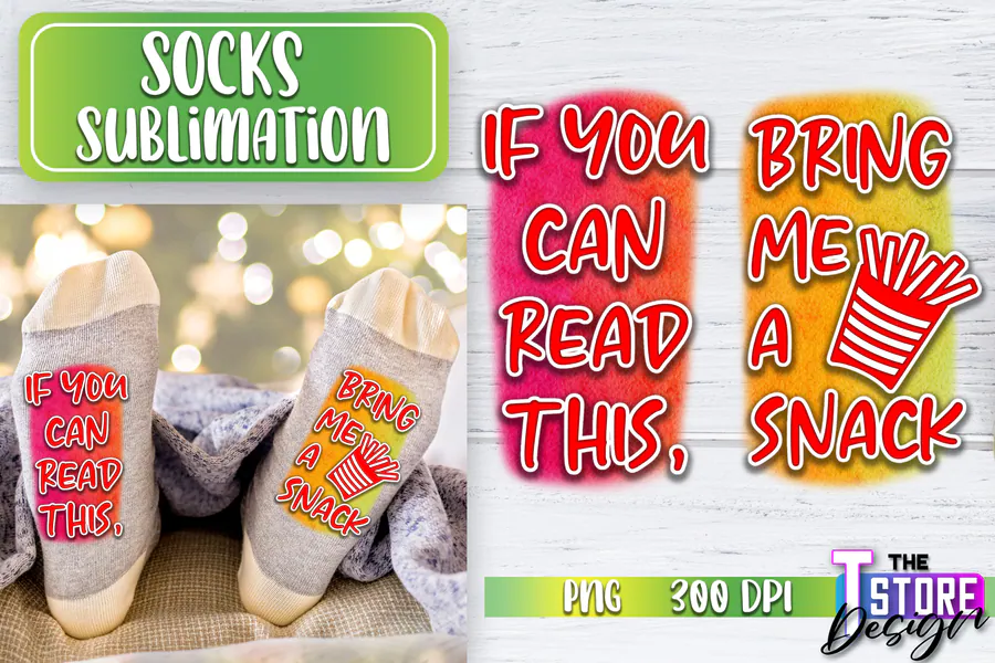 Funny socks quote sublimation PNG design 130 preview