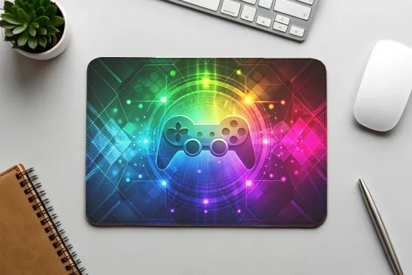 Neon RGB Gaming Mouse Pad Sublimation preview for gaming mouse pad sublimation designs