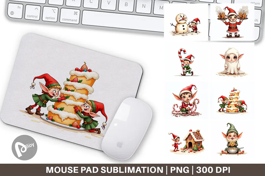 UglyCute Gamer Mouse Pad Sublimation preview for gaming mouse pad sublimation designs