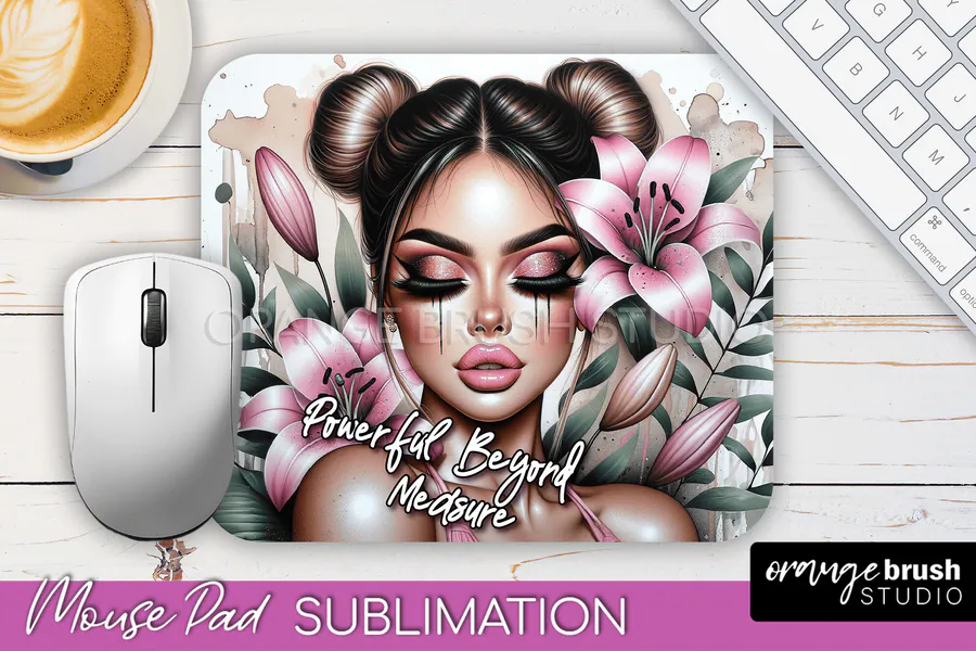 Inspirational Mouse Pad Design preview for mouse pad sublimation designs