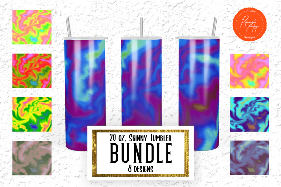 Tumbler Wrap Bundle, Tumbler Designs preview for sublimation tumbler designs