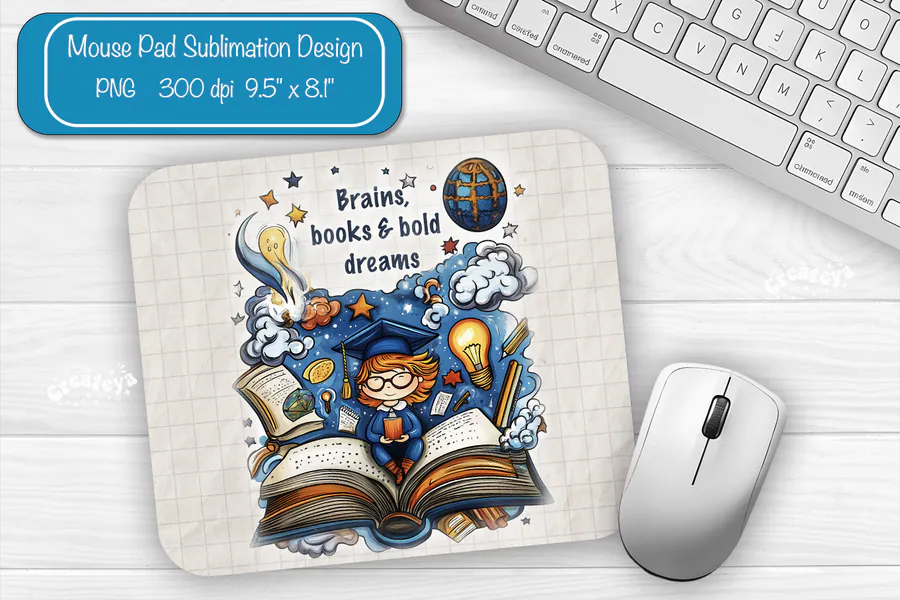 Funny Teacher Mouse Pad Back to School preview for teacher sublimation designs