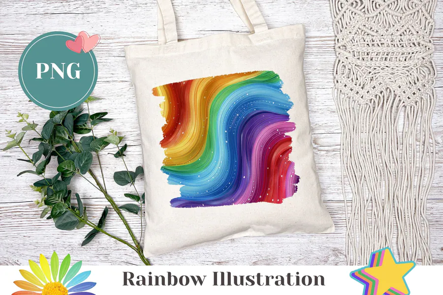 Abstract Tote Bag Sublimation Design preview for tote bag sublimation designs