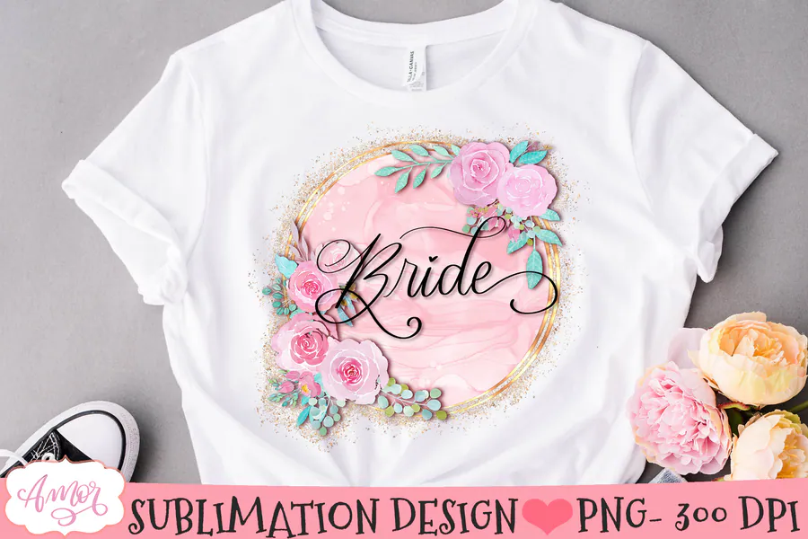 Bride Sublimation Design for Wedding preview for wedding sublimation designs