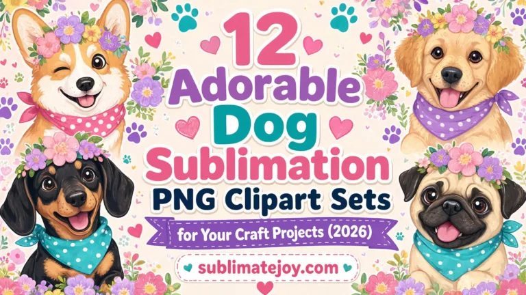 12 Adorable Dog Sublimation PNG Clipart Sets for Your Craft Projects (2026)