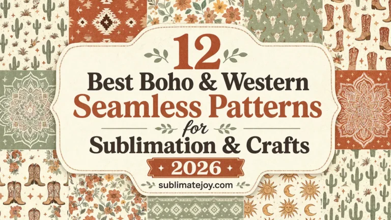 12 Best Boho & Western Seamless Patterns for Sublimation & Crafts (2026)