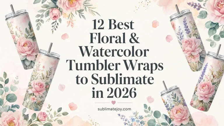 12 Best Floral & Watercolor Tumbler Wraps to Sublimate in 2026
