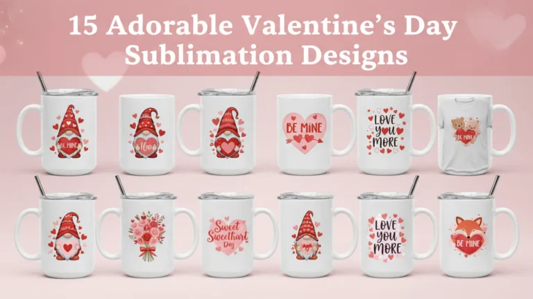 15 Adorable Valentine's Day Sublimation Designs