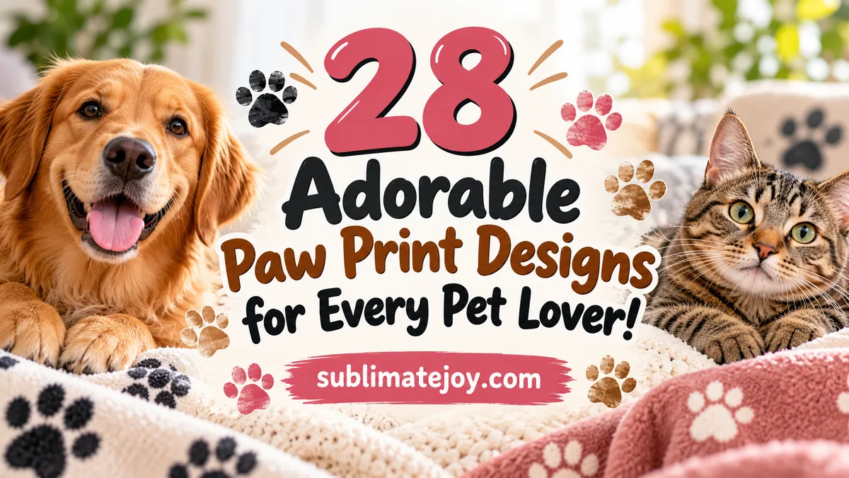 28 Adorable Paw Print Designs for Every Pet Lover!