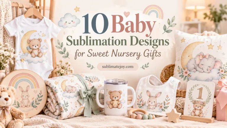10 Baby Sublimation Designs for Sweet Nursery Gifts (2026)