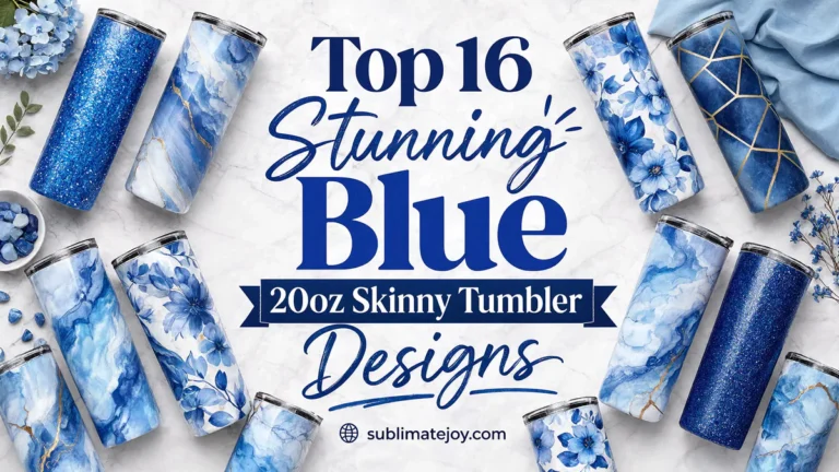 Top 16 Stunning Blue 20oz Skinny Tumbler Designs