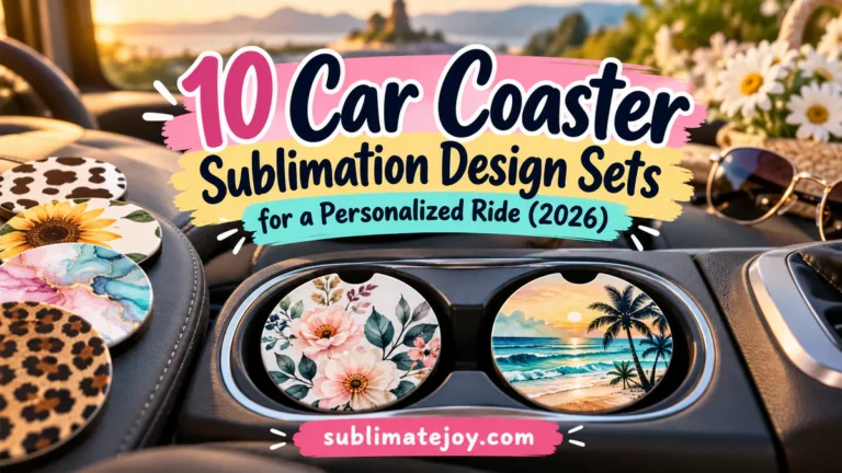 10 Car Coaster Sublimation Design Sets for a Personalized Ride (2026)