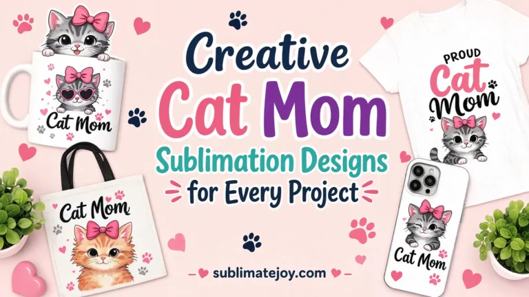 Creative Cat Mom Sublimation Designs for Every Project