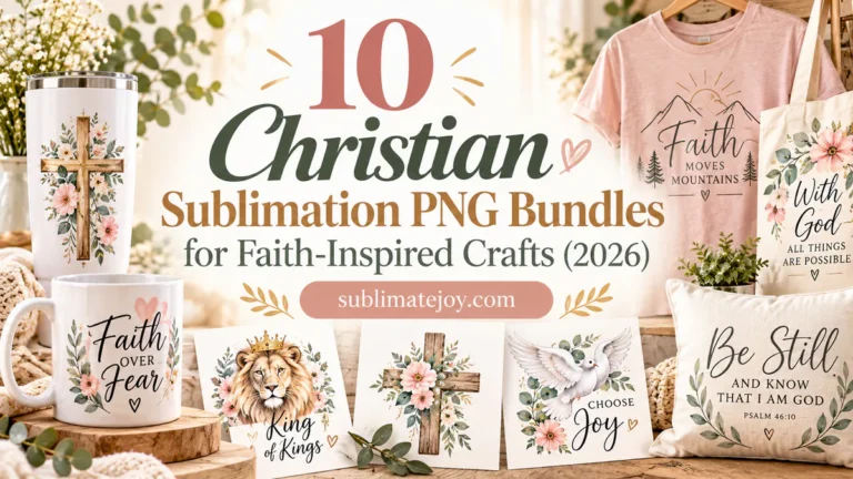 10 Christian Sublimation PNG Bundles for Faith-Inspired Crafts (2026)