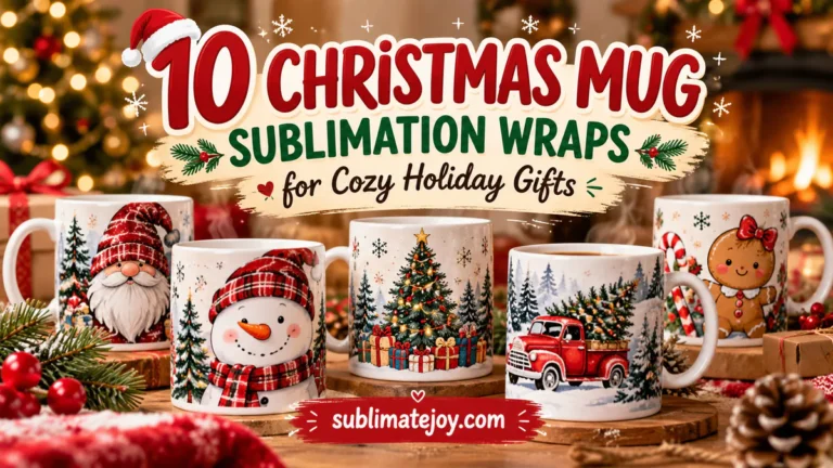 10 Christmas Mug Sublimation Wraps for Cozy Holiday Gifts (2026)