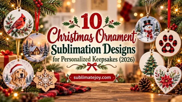 10 Christmas Ornament Sublimation Designs for Personalized Keepsakes (2026)