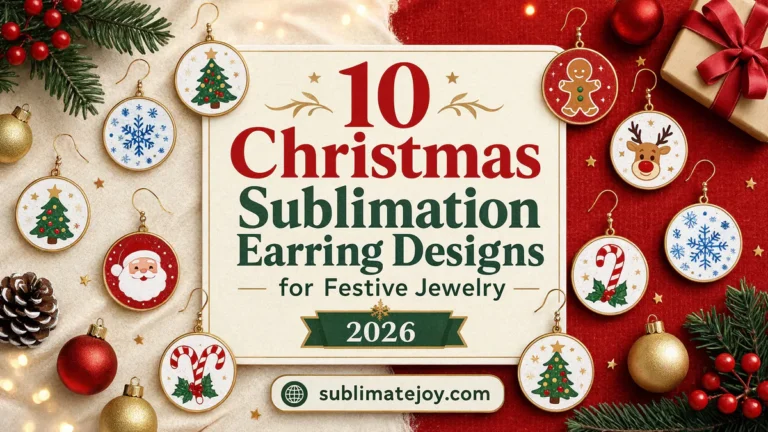 10 Christmas Sublimation Earring Designs for Festive Jewelry (2026)