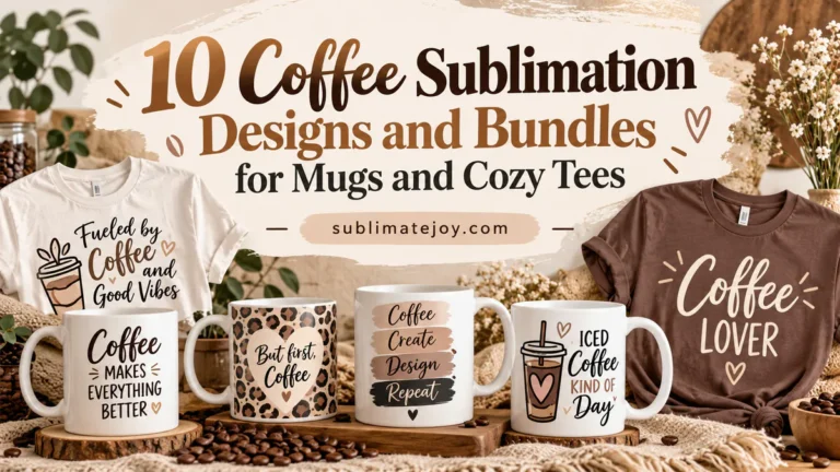 10 Coffee Sublimation Designs and Bundles for Mugs and Cozy Tees (2026)