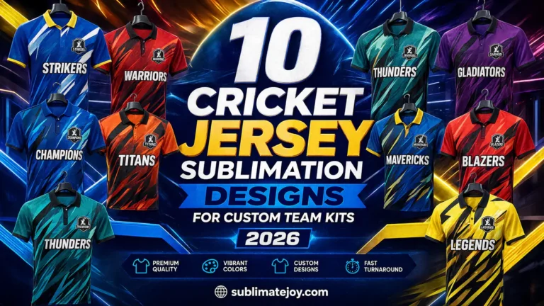 10 Cricket Jersey Sublimation Designs for Custom Team Kits (2026)