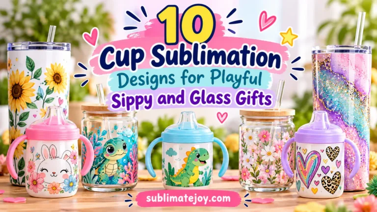 10 Cup Sublimation Designs for Playful Sippy and Glass Gifts (2026)