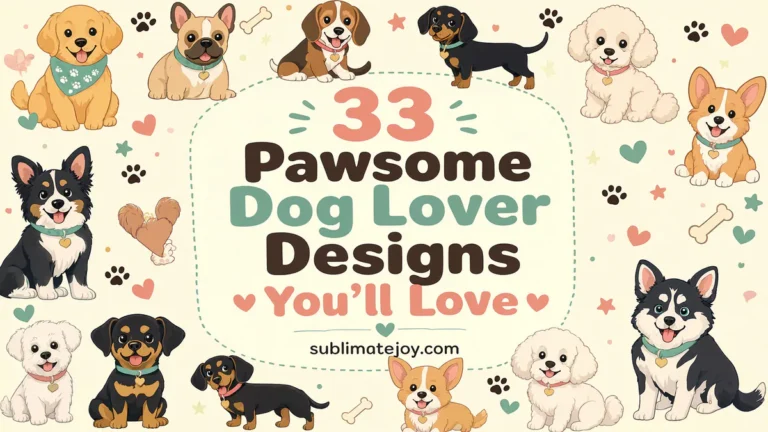 33 Pawsome Dog Lover Designs You'll Love