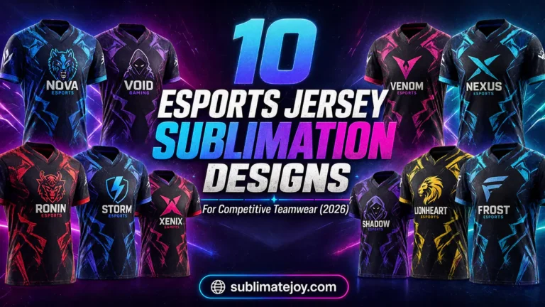 10 Esports Jersey Sublimation Designs for Competitive Teamwear (2026)