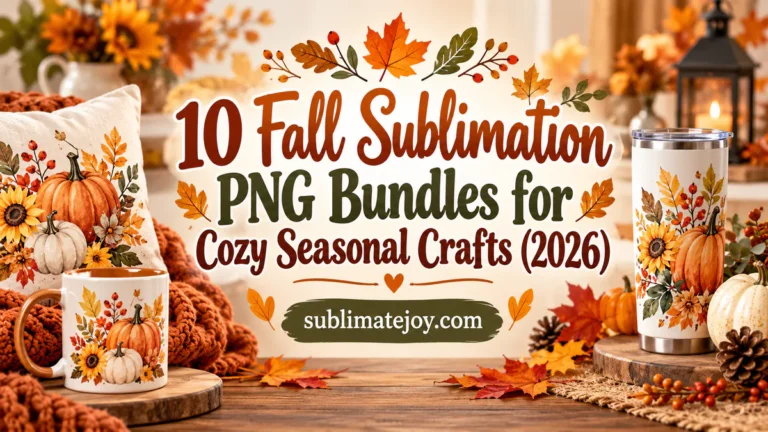 10 Fall Sublimation PNG Bundles for Cozy Seasonal Crafts (2026)