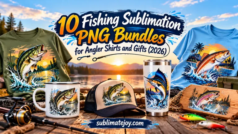 10 Fishing Sublimation PNG Bundles for Angler Shirts and Gifts (2026)