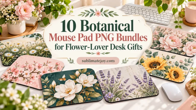 10 Botanical Mouse Pad PNG Bundles for Flower-Lover Desk Gifts (2026)