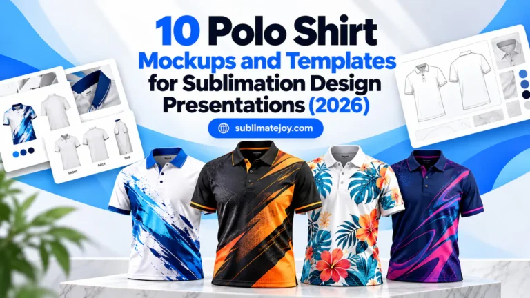 10 Polo Shirt Mockups and Templates for Sublimation Design Presentations (2026)