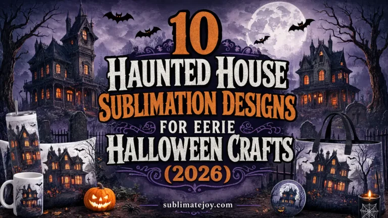 10 Haunted House Sublimation Designs for Eerie Halloween Crafts (2026)