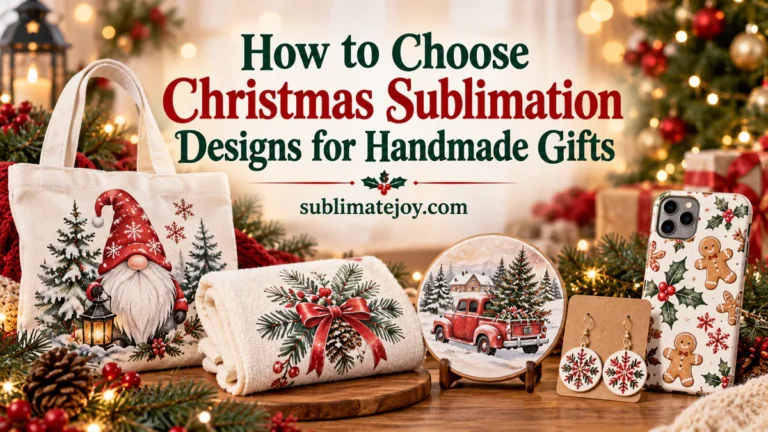 How to Choose Christmas Sublimation Designs for Handmade Gifts