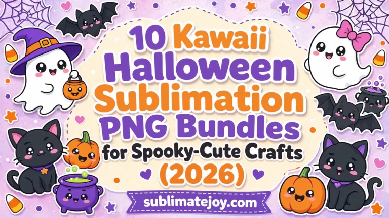 10 Kawaii Halloween Sublimation PNG Bundles for Spooky-Cute Crafts (2026)