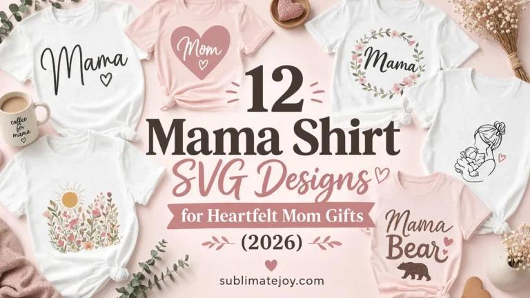 12 Mama Shirt SVG Designs for Heartfelt Mom Gifts (2026)