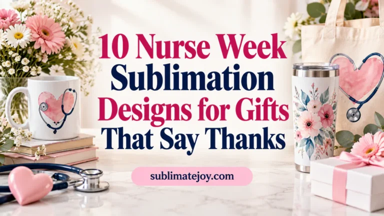 10 Nurse Week Sublimation Designs for Gifts That Say Thanks
