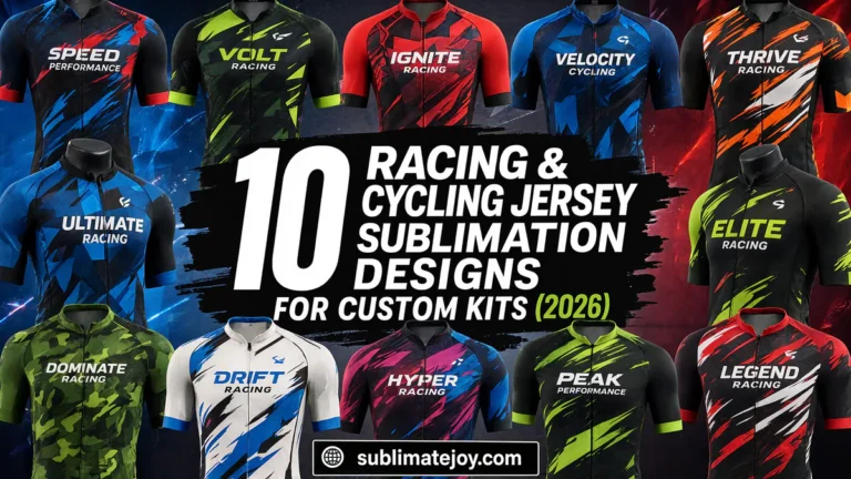 10 Racing & Cycling Jersey Sublimation Designs for Custom Kits (2026)