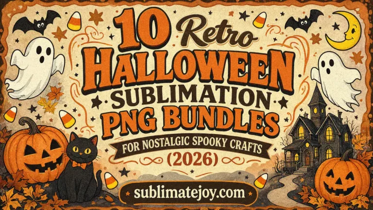 10 Retro Halloween Sublimation PNG Bundles for Nostalgic Spooky Crafts (2026)