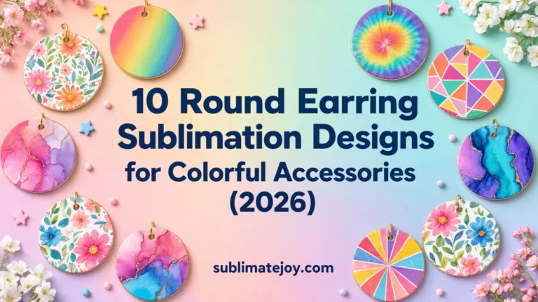 10 Round Earring Sublimation Designs for Colorful Accessories (2026)