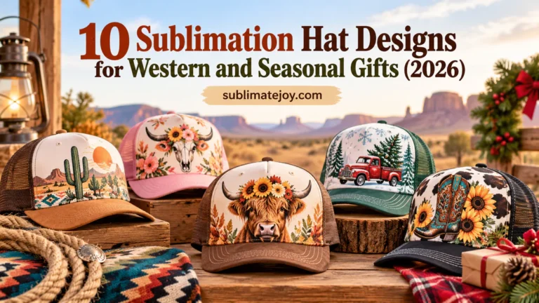 10 Sublimation Hat Designs for Western and Seasonal Gifts (2026)