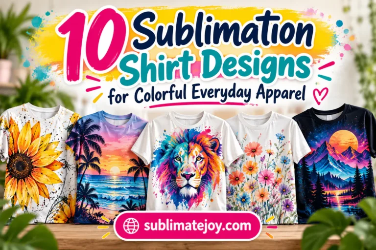 10 Sublimation Shirt Designs for Colorful Everyday Apparel (2026)